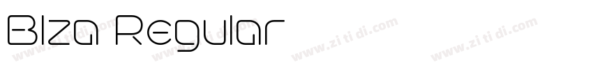 Blza Regular字体转换